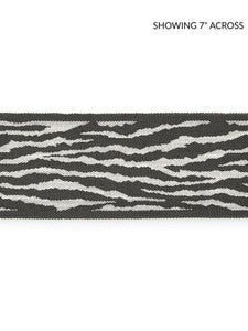 Scalamandre Trim Tiger Tape Charcoal