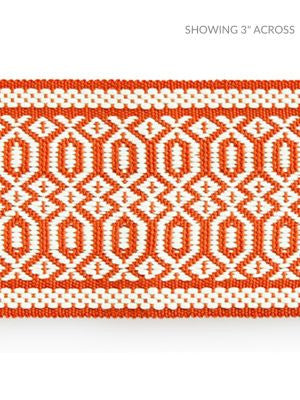 <p>Tulum Diamond Tape Coral SCT33120003 by Scalamandre Trim</p><p><strong>Required Minimum Quantity Purchase: Fabrics by the yard 1 YARD MINIMUM </p><p>Book: ISOLA INDOOR / OUTDOOR</p><p>Content: 100% POLYOLEFIN</p><p>Origin: UNITED KINGDOM</p><p>Performance: HEAVY DUTY</p><p>Repeat: Horizontal: .5" and Vertical: </p><p>Width: 2.38</p>