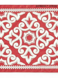 Scalamandre Trim Ornamental Embroidered Tape Coral