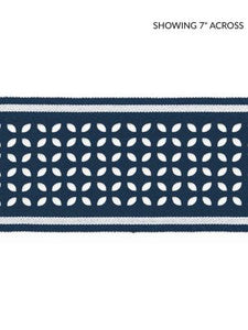 Scalamandre Trim Cassis Laser Cut Tape Navy