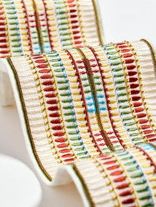 Amarna Embellished Tape Multi SCT33360003 by Scalamandre Trim