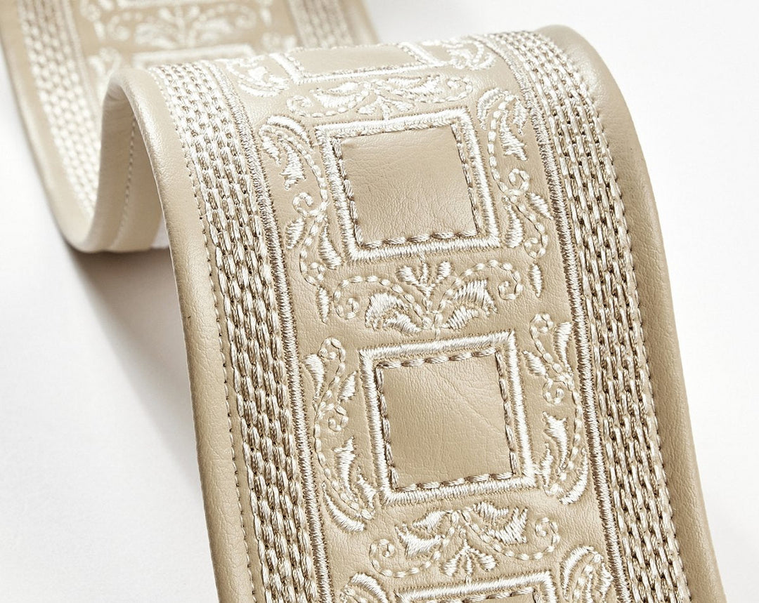 Archduke Embroidered Tape Camel SCT33390003 by Scalamandre Designer Trim