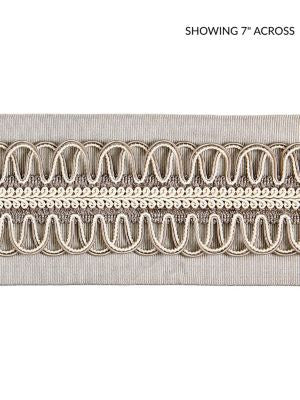 <p>Colette Braided Tape French Grey SCV12420003 by Scalamandre Trim</p><p><strong>Required Minimum Quantity Purchase: Fabrics by the yard 1 YARD MINIMUM </p><p>Book: BOTANICA</p><p>Content: 45% FIBRANNE 30% RAYON 15% COTTON, 8% POLYAMIDE 2% POLYESTER</p><p>Origin: CHINA</p><p>Performance: LIGHT DUTY</p><p>Repeat: Horizontal: and Vertical: </p><p>Width: 3.63</p>