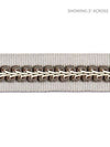 Cecile Gimp Tape French Grey SCV12430003 by Scalamandre Trim