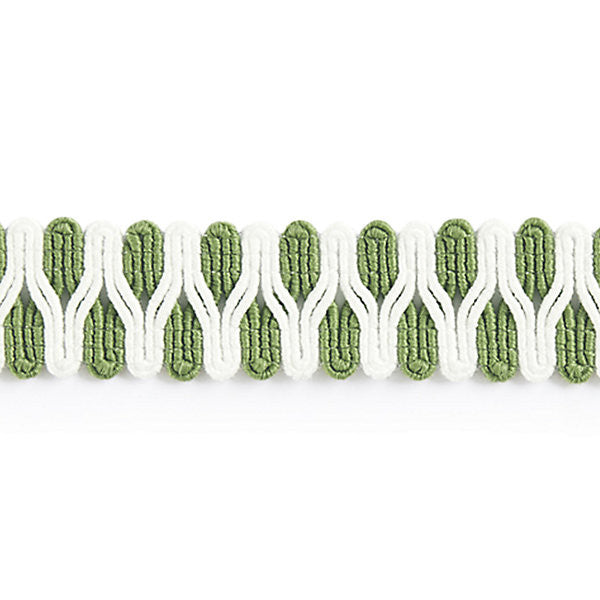 Playa Gimp Braid/Palm Sc 0003V1247 by Scalamandre
 Trim ISOLA INDOOR / OUTDOOR 94% POLYOLEFIN 6% NYLON UNITED KINGDOM HEAVY DUTY Horizontal: .375" and Vertical: 0.875" - Fabric Carolina -