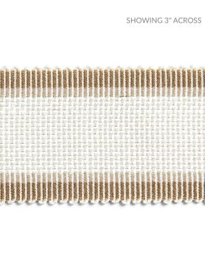 Odeon Shimmer Braid Fawn SCV12490003 by Scalamandre Designer Trim NOVANTA PASSEMENTERIE 96% RAYON 4% POLYESTER INDIA LIGHT DUTY Horizontal: 0" and Vertical: 0" 2 - Swanky Fabrics -