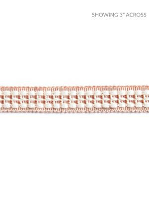 Helena Braid Blush SCV12500003 by Scalamandre Designer Trim NOVANTA PASSEMENTERIE 59% RAYON 41% FIBRANNE CHINA LIGHT DUTY Horizontal: 0" and Vertical: 0" 0.63 - Swanky Fabrics -
