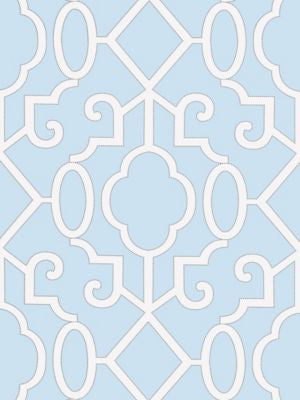 <p>Ming Fretwork Wallpaper Cloud SCWP883560003 by Scalamandre Wallpaper</p><p><strong>Required Minimum Quantity Purchase: Wallpaper by the Roll</p><p>Book: ORIANA</p><p>Content: </p><p>Origin: U.S.A.</p><p>Performance: </p><p>Repeat: Horizontal: 25.25" and Vertical: 25.5"</p><p>Width: 25.5</p>