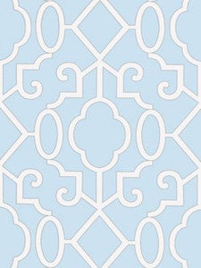 Scalamandre Wallpaper Ming Fretwork Wallpaper Cloud