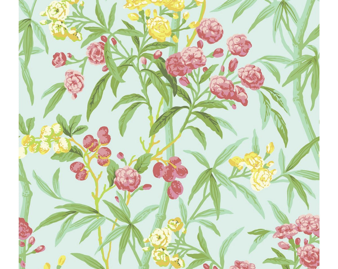 Lanai Passionfruit SCWP884310003 by Scalamandre Designer Wallpaper
