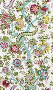 Metropolitan Palampore Flower Garden SCWP885610003 by Scalamandre Wallpaper