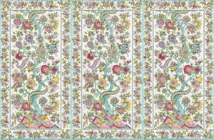Metropolitan Palampore | Mural Flower Garden SCWP885670003 by Scalamandre Wallpaper