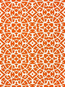 Scalamandre Fabric Anshun Lattice Persimmon
