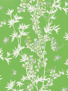 Scalamandre Fabric Jardin De Chine Print Jade