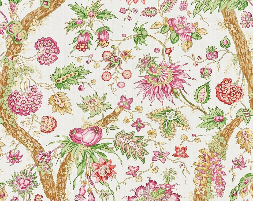Fleurs Tropicales Garden SC166470004 by Scalamandre Designer Fabric