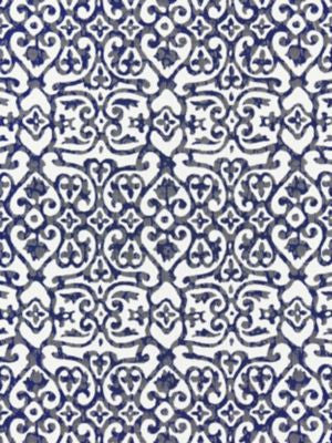 Kediri Indigo SC270570004 by Scalamandre Designer Fabric ENDLESS SUMMER INDOOR / OUTDOOR 100% SOLUTION DYED ACRYLIC MEXICO MEDIUM DUTY Horizontal: 9.875" and Vertical: 7" 54 - Swanky Fabrics -