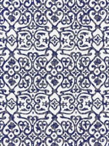 Scalamandre Fabric Kediri Indigo