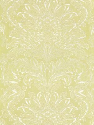 Carlotta Damask Peridot SC270810004 by Scalamandre Designer Fabric JARDIN 36% COTTON 34% VISCOSE 30% SILK ITALY LIGHT DUTY Horizontal: 27" and Vertical: 27" 54 - Swanky Fabrics -
