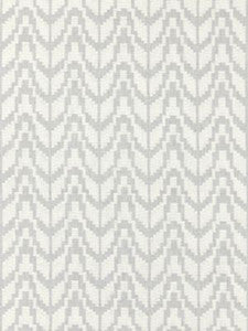 Scalamandre Fabric Chevron Embroidery Pearl