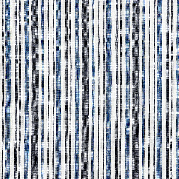 Pembroke Stripe/Marine Blue Sc 000427116 by Scalamandre
 Fabric CHATHAM STRIPES & PLAIDS 100% COTTON INDIA LIGHT DUTY Horizontal: and Vertical: 4" 54" - Fabric Carolina -