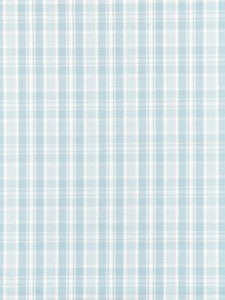 Scalamandre Fabric Preston Cotton Plaid Sky
