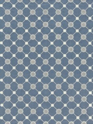 Gustavian Diamond Copenhagen Blue SC271610004 by Scalamandre Designer Fabric NORDEN 70% LINEN 25% POLYESTER 5% LUREX INDIA LIGHT DUTY Horizontal: 3.75" and Vertical: 3.75" 50 - Swanky Fabrics -