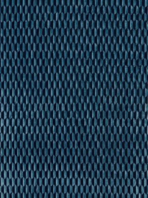 Allegra Velvet Sapphire SC271840004 by Scalamandre Designer Fabric LA BOHEME 72% VISCOSE 25% COTTON 3% ACRYLIC INDIA HEAVY DUTY Horizontal: .875" and Vertical: 2" 50.75 - Swanky Fabrics -