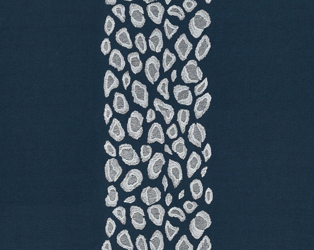 Catwalk Embroidery Midnight SC272550004 by Scalamandre Designer Fabric