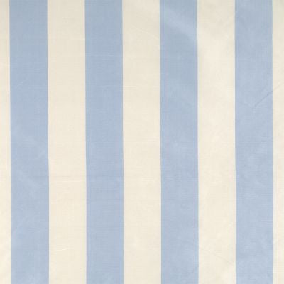 Cornwall Stripe Blue & Cream SC36196MM0004 by Scalamandre Designer Fabric 100% SILK INDIA LIGHT DUTY Horizontal: and Vertical: 5" 55 - Swanky Fabrics -