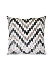 Scalamandre Pillows Ankara Pillow 22 X 22 - Smoke