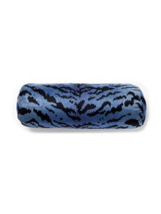 Scalamandre Pillows Tigre Pillow 21 X 7 - Blues & Black