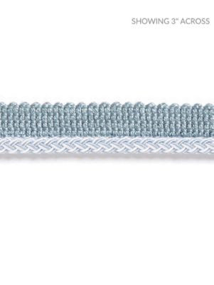 <p>Georgica Braided Cord Sky SCC3030004 by Scalamandre Trim</p><p><strong>Required Minimum Quantity Purchase: Fabrics by the yard 1 YARD MINIMUM </p><p>Book: HAMPTONS TRIMMINGS</p><p>Content: 38% ACETATE 29% VISCOSE 27% ACRYLIC, 6% COTTON</p><p>Origin: ITALY</p><p>Performance: LIGHT DUTY</p><p>Repeat: Horizontal: and Vertical: </p><p>Width: 0.25</p>