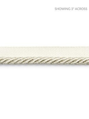 <p>Boulevard Cord Parchment SCC3140004 by Scalamandre Trim</p><p><strong>Required Minimum Quantity Purchase: Fabrics by the yard 1 YARD MINIMUM </p><p>Book: NOVANTA PASSEMENTERIE</p><p>Content: 15% POLYESTER 1% ACRYLIC, 48% COTTON 19% RAYON 17% FIBRANNE</p><p>Origin: CHINA</p><p>Performance: LIGHT DUTY</p><p>Repeat: Horizontal: 0" and Vertical: 0"</p><p>Width: 0.25</p>