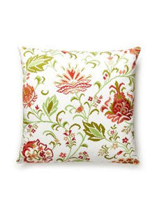 Scalamandre Pillows Delphine Embroidery Pillow 22 X 22 - Blossom