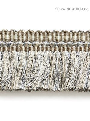 <p>Shimmer Brush Fringe Silver Grey SCFC14950004 by Scalamandre Trim</p><p><strong>Required Minimum Quantity Purchase: Fabrics by the yard 1 YARD MINIMUM </p><p>Book: MODERN LUXURY</p><p>Content: 52% ACETATE 42% ACRYLIC 6% LUREX</p><p>Origin: FRANCE</p><p>Performance: LIGHT DUTY</p><p>Repeat: Horizontal: and Vertical: </p><p>Width: 2</p>