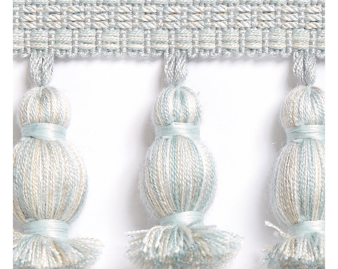 Halsey Onion Fringe Mineral SCFT14990004 by Scalamandre Designer Trim