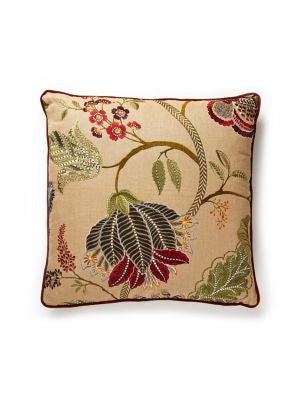 <p>Palampore Embroidery Pillow 22 X 22 - Cinnamon SCPALAPILL0004 by Scalamandre Pillows</p><p><strong>Required Minimum Quantity Purchase: Product</p><p>Book: </p><p>Content: 65% LINEN 35% VISCOSE, 100% LINEN</p><p>Origin: </p><p>Performance: </p><p>Repeat: Horizontal: and Vertical: </p><p>Width: 0</p>