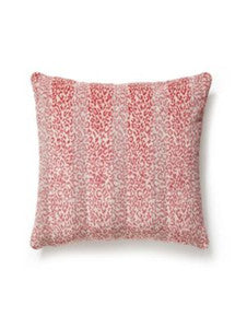 Scalamandre Pillows Corbet Pillow 22 X 22 - Tomato