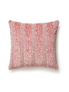 Scalamandre Pillows Corbet Pillow 22 X 22 - Tomato