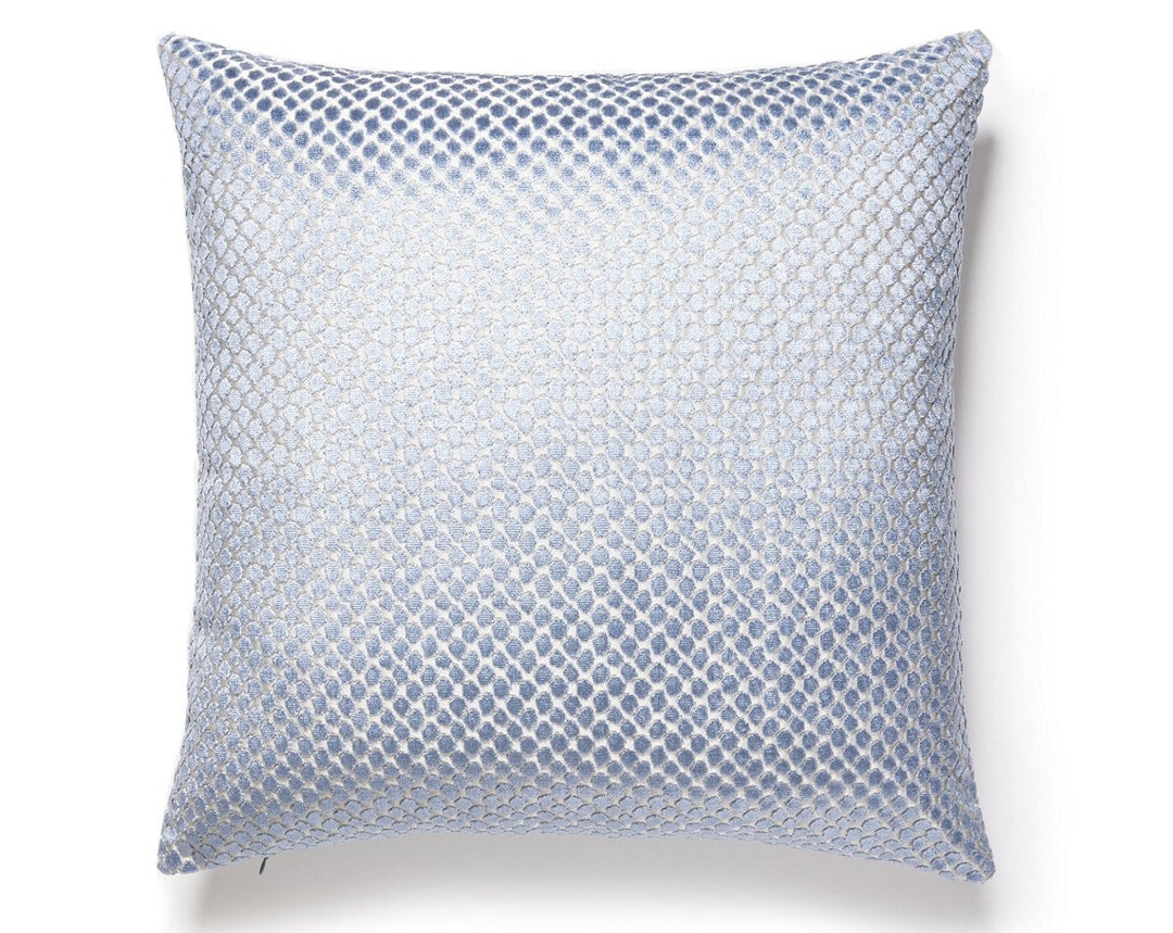 Etosha Velvet Pillow 22 X 22 - Bluestone SCSDDK270220004 by Scalamandre Designer Pillow