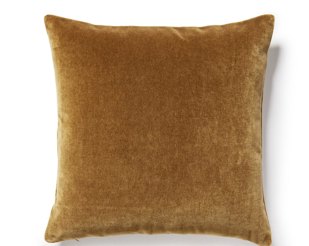 Makalu Mohair Pillow 22 X 22 - Brown Sugar SCSDDKMAKA0004 by Scalamandre Designer Pillow