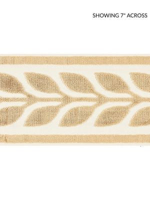 <p>Vigne Velvet Tape Camel SCT32780004 by Scalamandre Trim</p><p><strong>Required Minimum Quantity Purchase: Fabrics by the yard 1 YARD MINIMUM </p><p>Book: ORIANA</p><p>Content: 50% VISCOSE 50% COTTON</p><p>Origin: INDIA</p><p>Performance: LIGHT DUTY</p><p>Repeat: Horizontal: 1.5" and Vertical: </p><p>Width: 4.13</p>