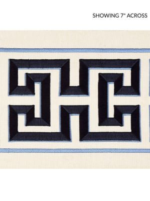 <p>Imperial Embroidered Tape Navy SCT32800004 by Scalamandre Trim</p><p><strong>Required Minimum Quantity Purchase: Fabrics by the yard 1 YARD MINIMUM </p><p>Book: ORIANA</p><p>Content: 80% COTTON 20% RAYON</p><p>Origin: INDIA</p><p>Performance: LIGHT DUTY</p><p>Repeat: Horizontal: 6.5" and Vertical: </p><p>Width: 6</p>