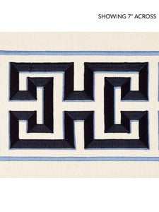 Scalamandre Trim Imperial Embroidered Tape Navy