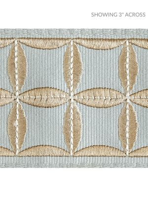 <p>Fiori Embroidered Tape Aquamarine SCT32880004 by Scalamandre Trim</p><p><strong>Required Minimum Quantity Purchase: Fabrics by the yard 1 YARD MINIMUM </p><p>Book: MERCHANTE</p><p>Content: 66% COTTON 34% VISCOSE</p><p>Origin: INDIA</p><p>Performance: LIGHT DUTY</p><p>Repeat: Horizontal: 2.125" and Vertical: </p><p>Width: 2.88</p>