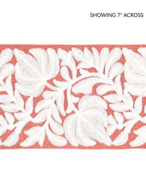 <p>Coventry Embroidered Tape Coral SCT32960004 by Scalamandre Trim</p><p><strong>Required Minimum Quantity Purchase: Fabrics by the yard 1 YARD MINIMUM </p><p>Book: BOTANICA</p><p>Content: 70% LINEN 30% SPUN VISCOSE</p><p>Origin: INDIA</p><p>Performance: LIGHT DUTY</p><p>Repeat: Horizontal: and Vertical: </p><p>Width: 5</p>
