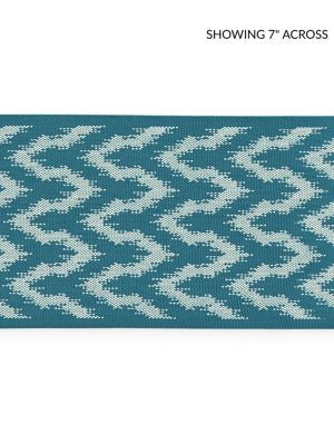 <p>Seychelles Tape Turquoise SCT33090004 by Scalamandre Trim</p><p><strong>Required Minimum Quantity Purchase: Fabrics by the yard 1 YARD MINIMUM </p><p>Book: ISOLA INDOOR / OUTDOOR</p><p>Content: 100% POLYOLEFIN</p><p>Origin: UNITED KINGDOM</p><p>Performance: HEAVY DUTY</p><p>Repeat: Horizontal: .5" and Vertical: </p><p>Width: 3.5</p>