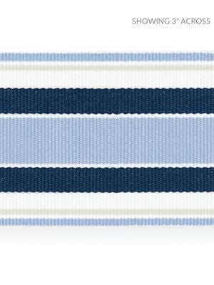 <p>Marina Stripe Tape Pacific SCT33110004 by Scalamandre Trim</p><p><strong>Required Minimum Quantity Purchase: Fabrics by the yard 1 YARD MINIMUM </p><p>Book: ISOLA INDOOR / OUTDOOR</p><p>Content: 100% POLYOLEFIN</p><p>Origin: UNITED KINGDOM</p><p>Performance: HEAVY DUTY</p><p>Repeat: Horizontal: and Vertical: </p><p>Width: 2.5</p>