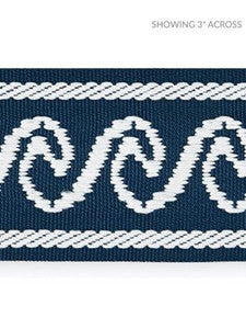 Scalamandre Trim Wave Tape Indigo