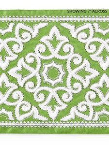 Scalamandre Trim Ornamental Embroidered Tape Jade